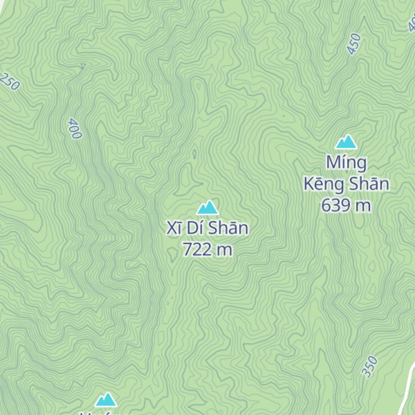 Map of Xī Dí Shān