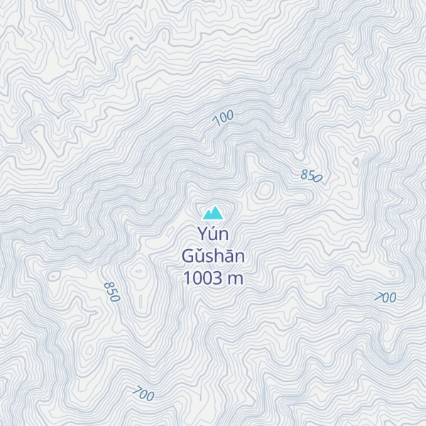 Map of Yún Gǔshān