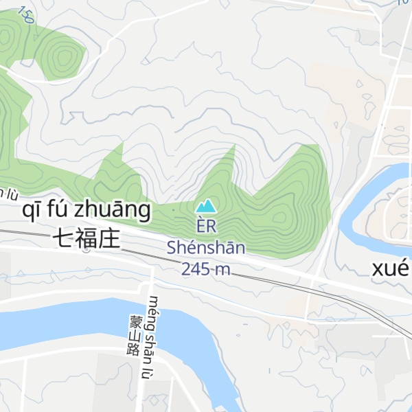 Map of ÈR Shénshān