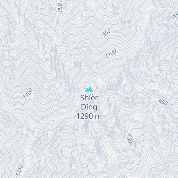 Map of Shíèr Dǐng