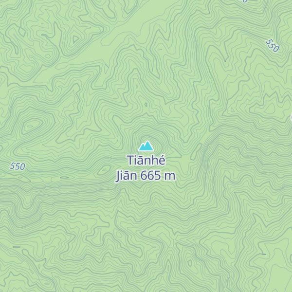 Map of Tiānhé Jiān