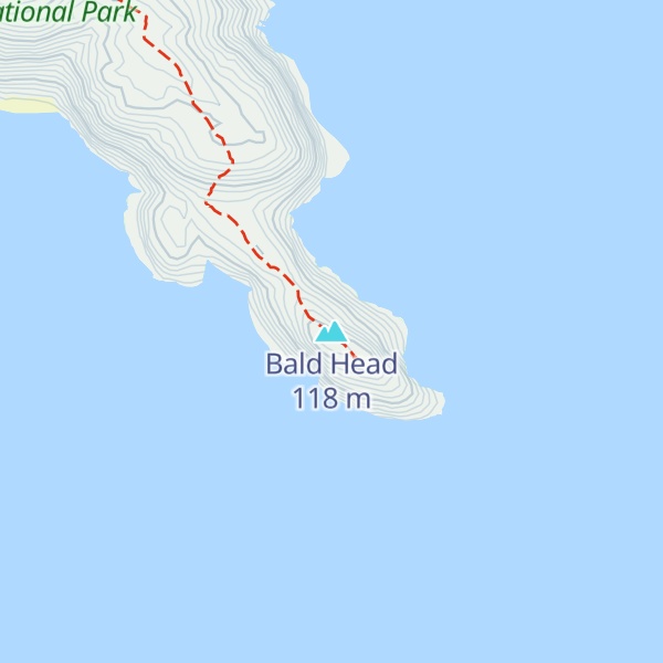 Map of Bald Head