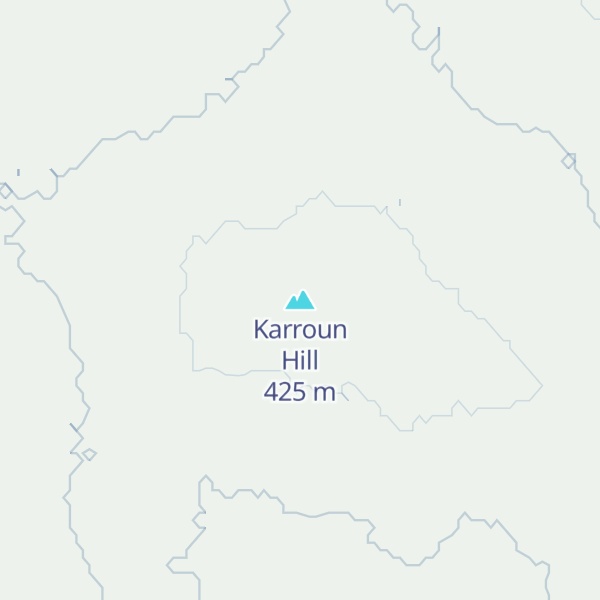 Map of Karroun Hill