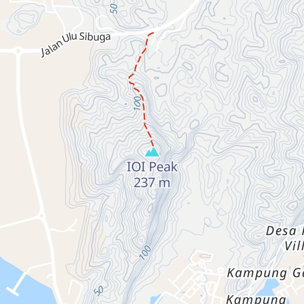 Map of IOI Peak