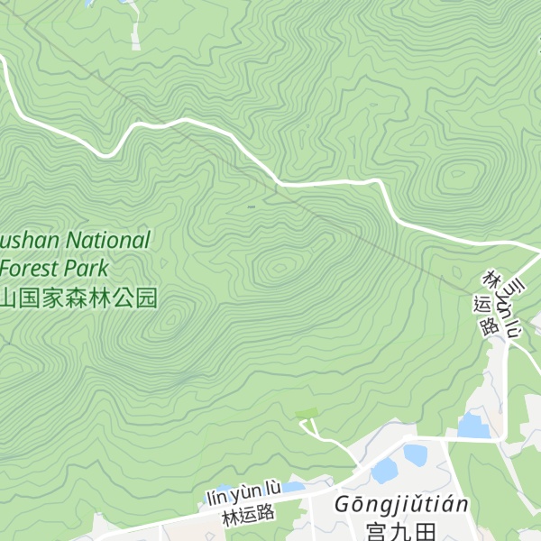 Map of Yā Shān