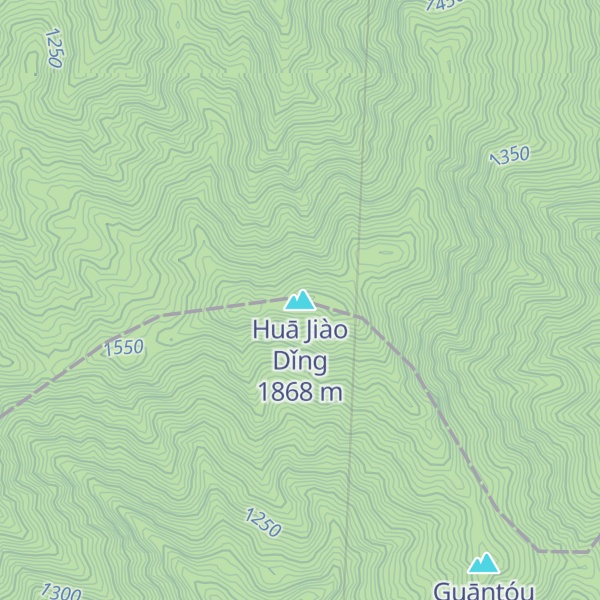 Map of Huā Jiào Dǐng