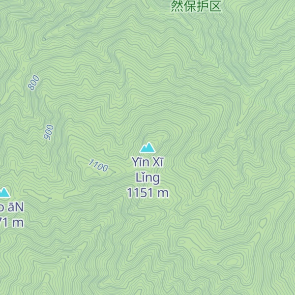Map of Yīn Xī Lǐng