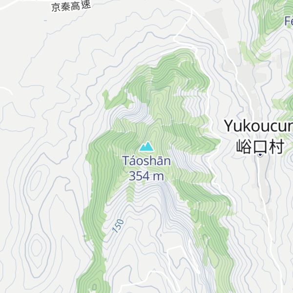 Map of Táoshān