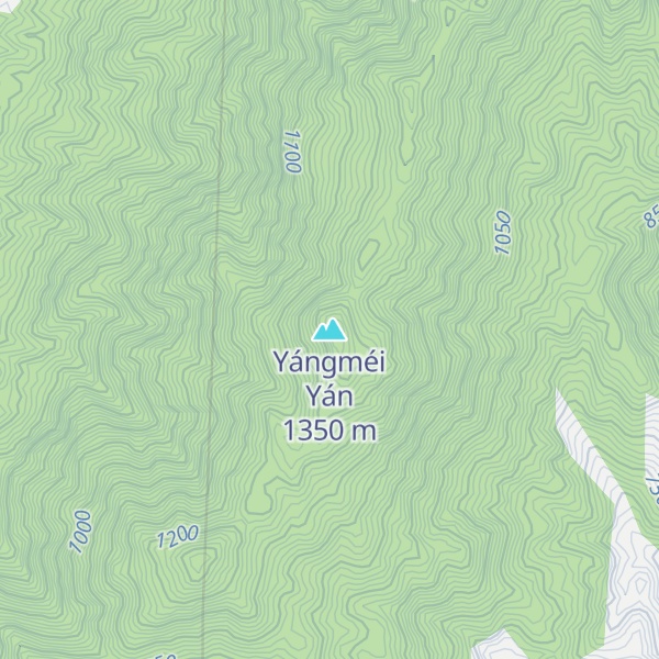 Map of Yángméi Yán