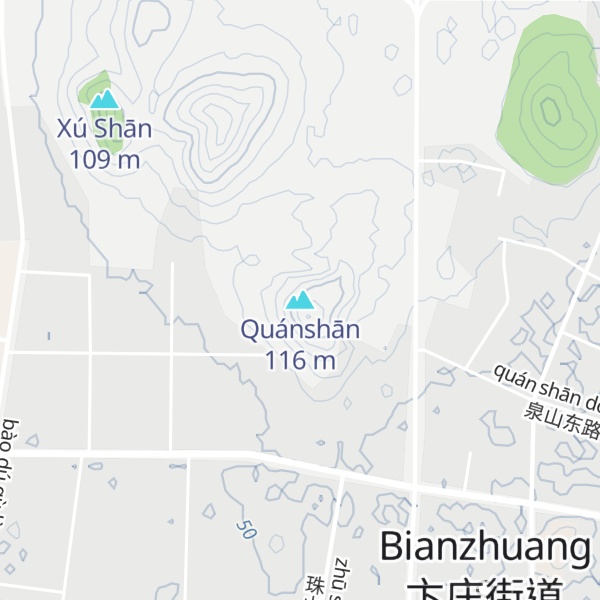 Map of Quánshān