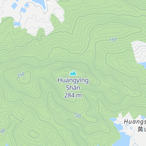 Map of Huángyīng Shān