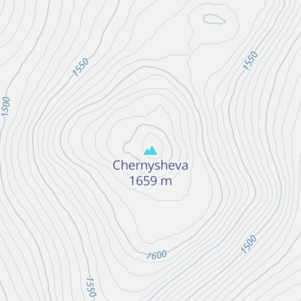Map of Chernysheva