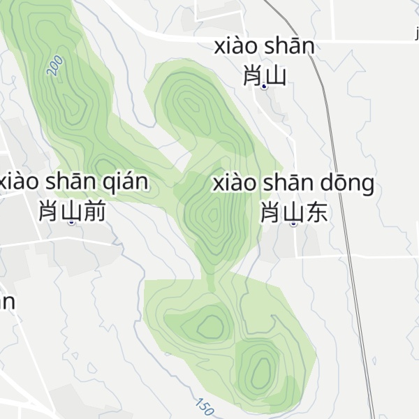 Map of Xiāo Shān
