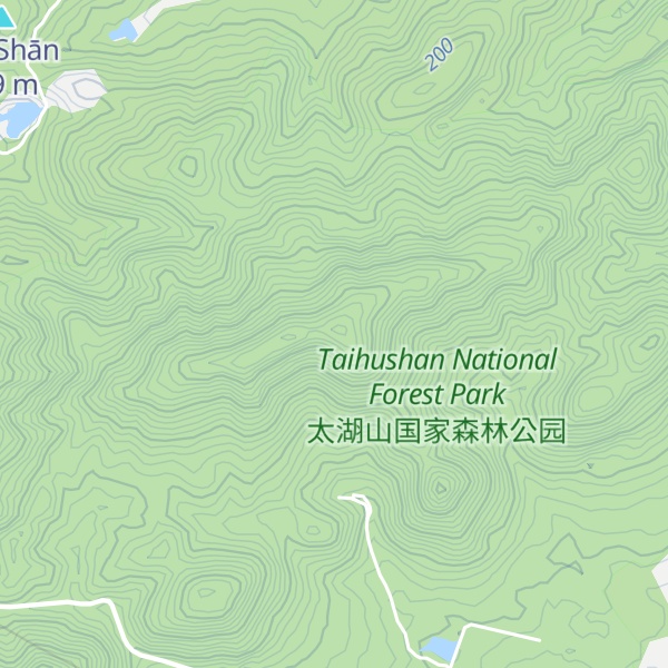 Map of Taihu Mountain