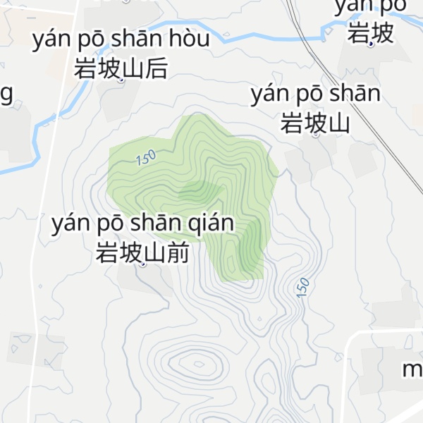 Map of Yán Pō Shān