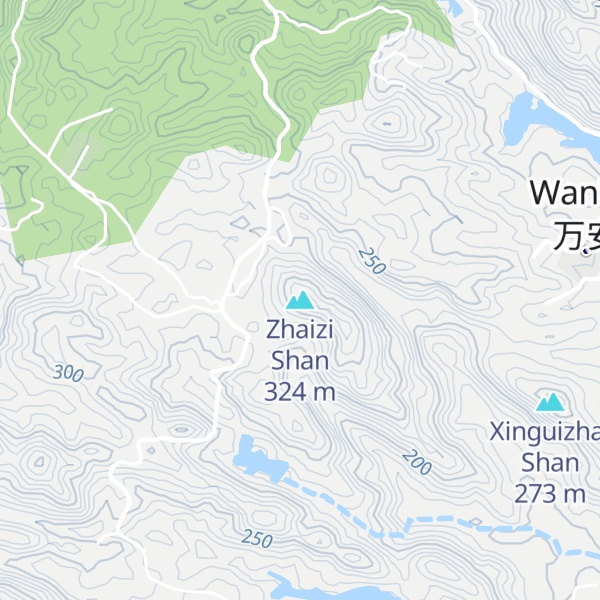 Map of Zhaizi Shan