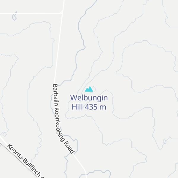 Map of Welbungin Hill