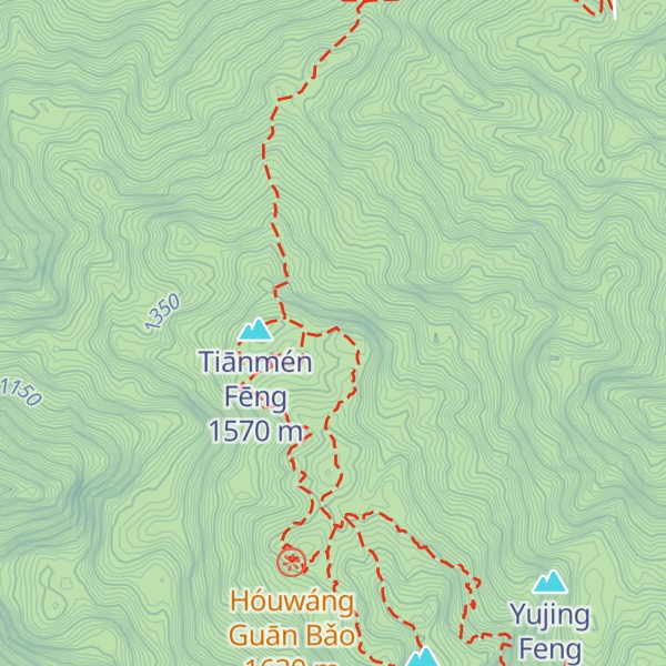 Map of Líng Guī Fēng