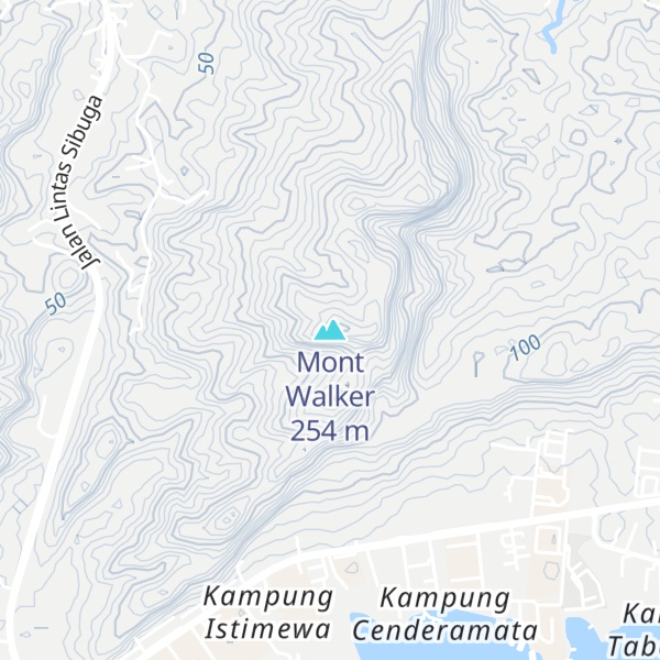 Map of Mont Walker