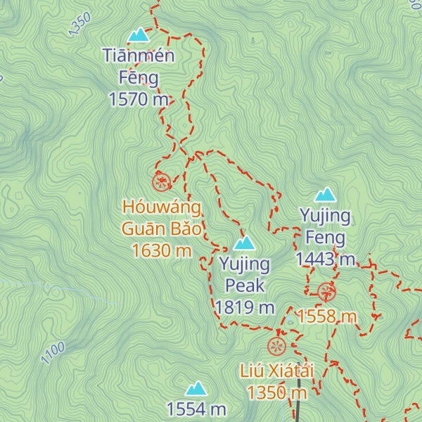 Map of Yù Huá Fēng
