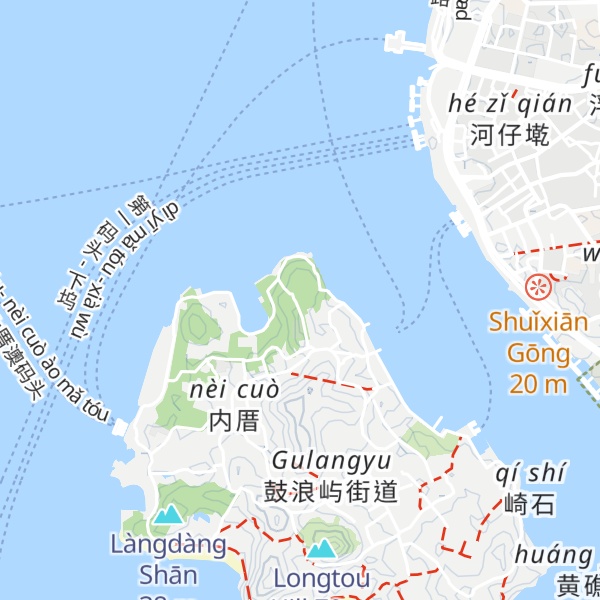Map of Yanwei Hill