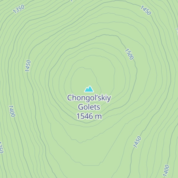 Map of Chongol’skiy Golets