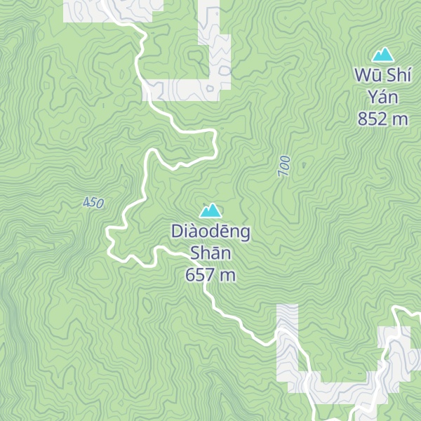 Map of Diàodēng Shān