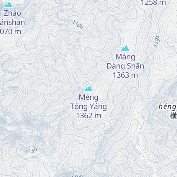 Map of Mēng Tóng Yáng
