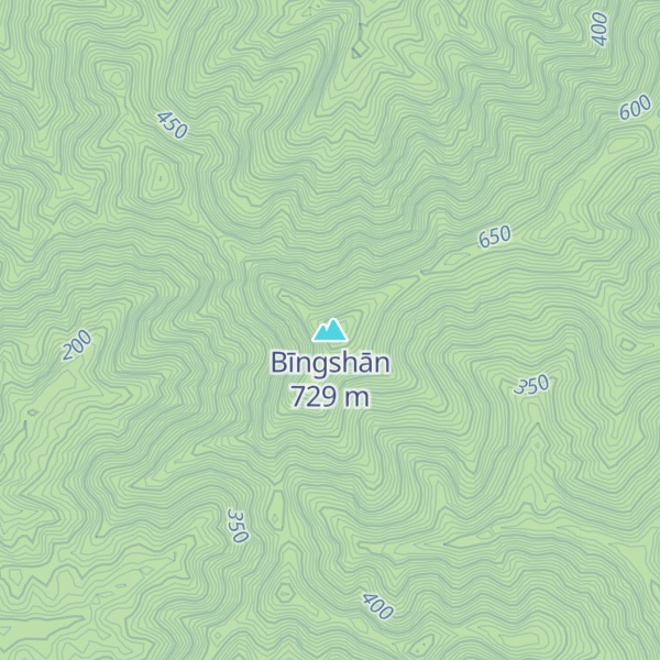 Map of Bīngshān