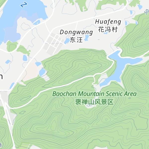Map of Shíbì Shān