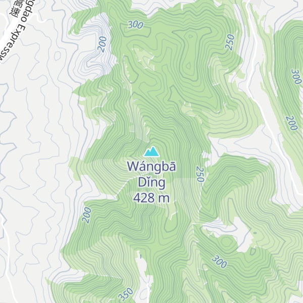 Map of Wángbā Dǐng