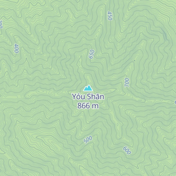 Map of Yóu Shān
