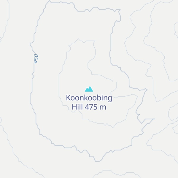 Map of Koonkoobing Hill