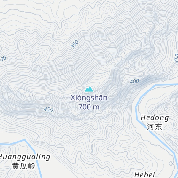 Map of Xióngshān