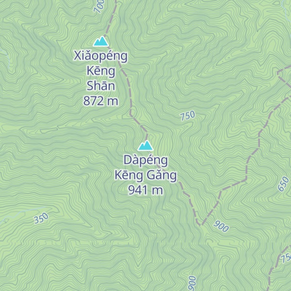 Map of Dàpéng Kēng Gǎng