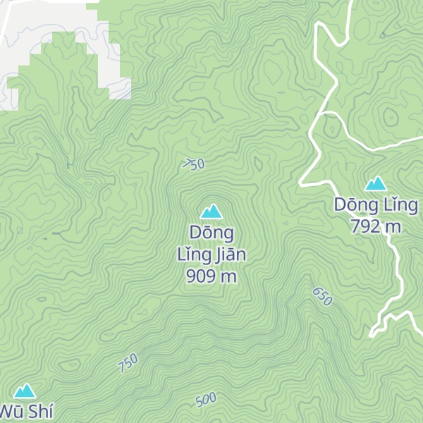 Map of Dōng Lǐng Jiān