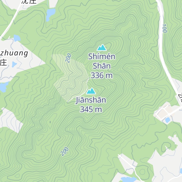 Map of Jiānshān