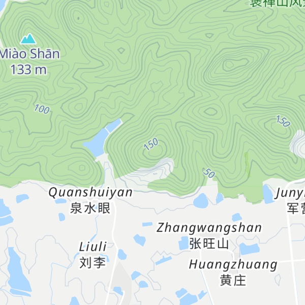 Map of Dà Yàn Shān