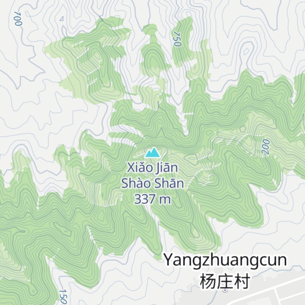 Map of Xiǎo Jiān Shào Shān