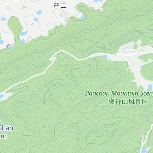 Map of Màoshān