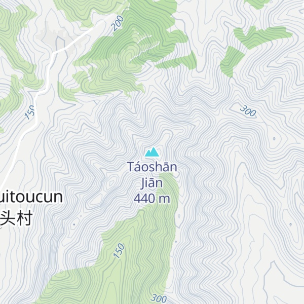 Map of Táoshān Jiān