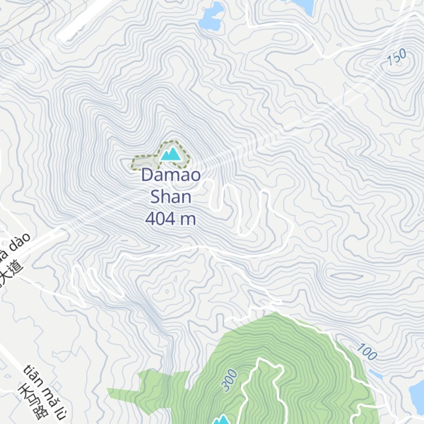 Map of Tianma Shan