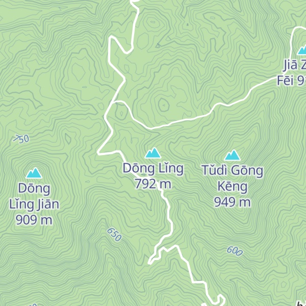 Map of Dōng Lǐng