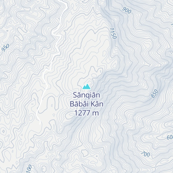 Map of Sānqiān Bābǎi Kǎn