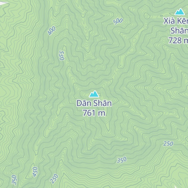 Map of Dān Shān