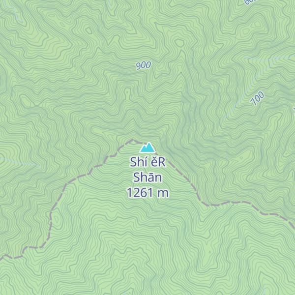 Map of Shí ěR Shān