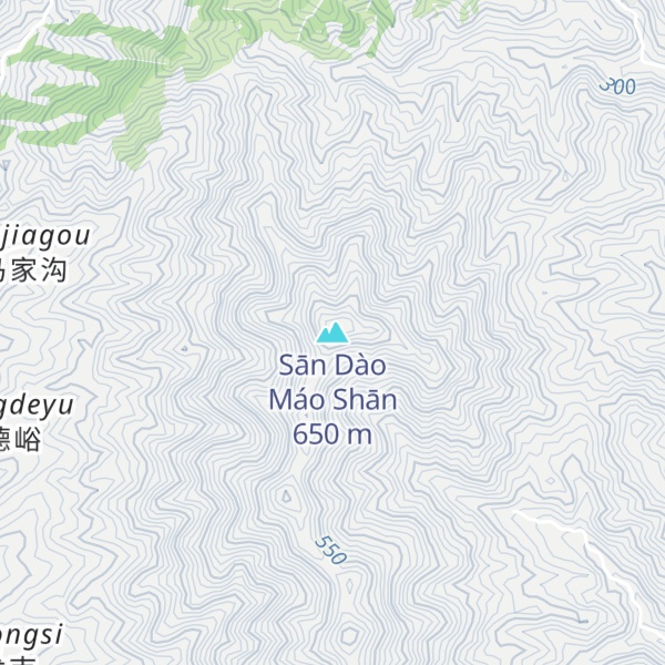 Map of Sān Dào Máo Shān