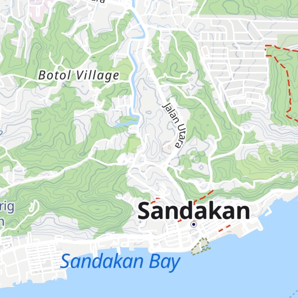 Map of Mount Robertson