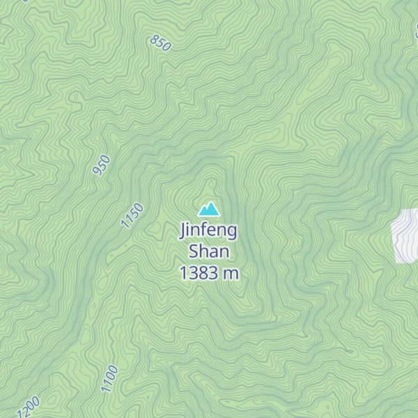 Map of Jinfeng Shan