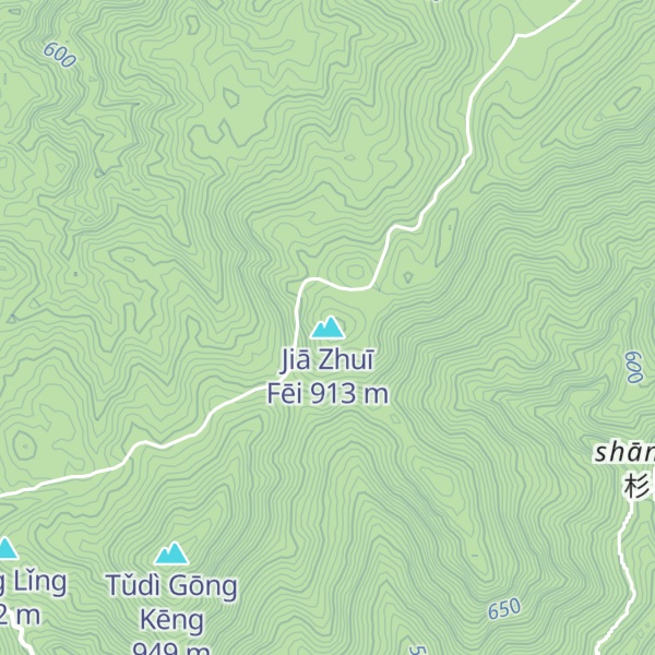 Map of Jiā Zhuī Fēi